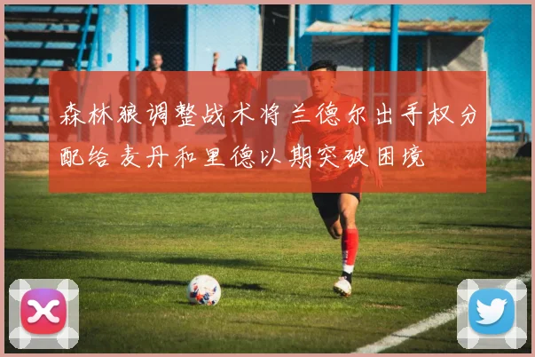 森林狼调整战术将兰德尔出手权分配给麦丹和里德以期突破困境